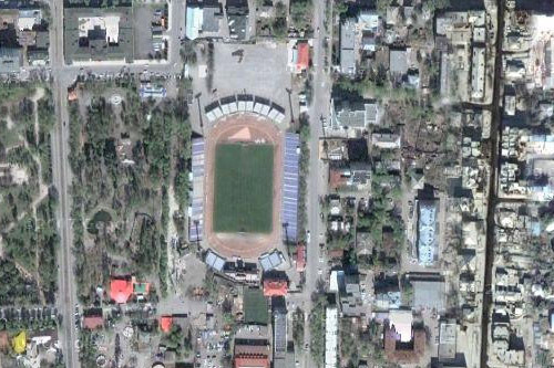 вид со спутника, стадион Томск