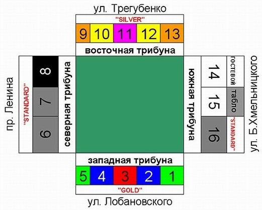 схема стадиона Славутич-Арена схема стадиона Славутич-Арена